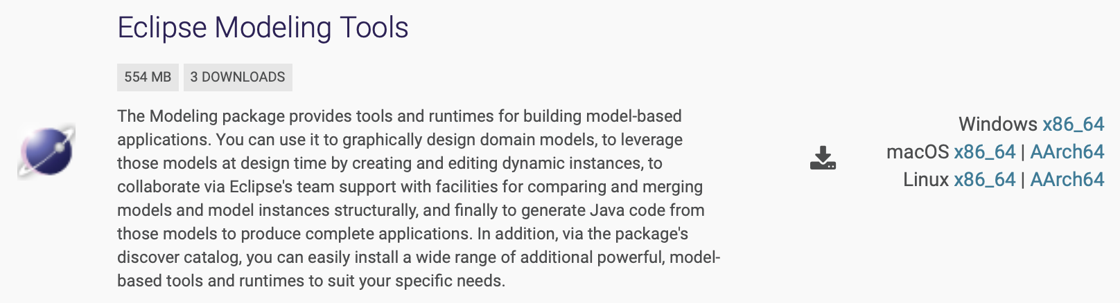 Eclipse Modeling Download